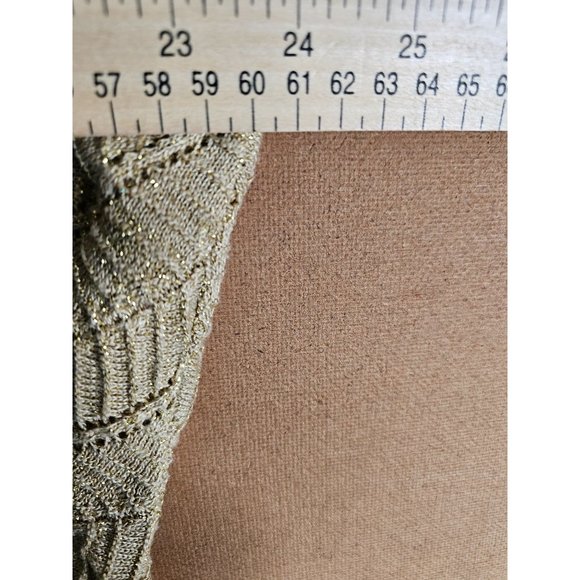 Liz And Me Gold Sweater Women Size 2X 22/44 - Picture 4 of 5